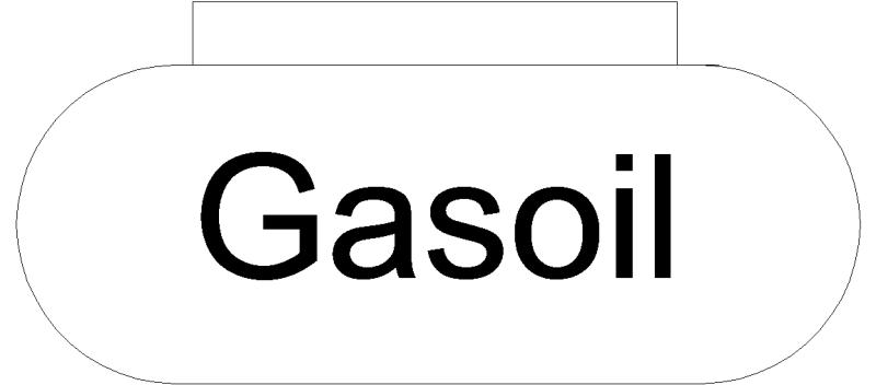 Simbolo Deposito Exterior De Gasoil